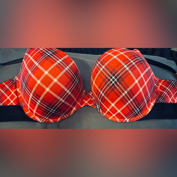 NEW*Victoria’s Secret Red & Black Plaid SALE 38dd - Picture 8 of 9